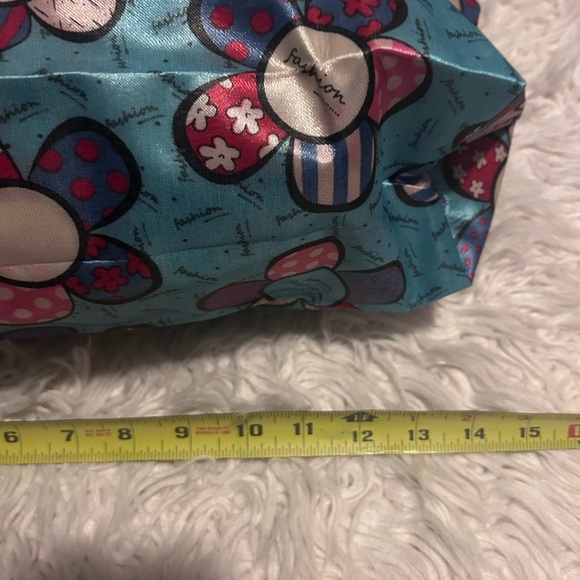 foldable shopping cart tote bag wheel rolling conver 21x16 PURSE-SALE was $34 - Picture 13 of 15